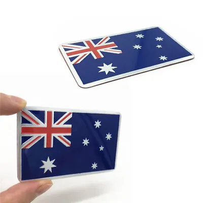 $4.35 • Buy 3D Metal Australia Flag Logo Sticker Emblem Badge Decal Vechile Car Accessories