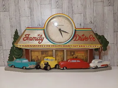 BURWOOD Wall Clock Family Diner Works!  Vintage MCM  Coca Cola 1988 • $39.20