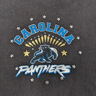 Vintage 42 Her Carolina Panthers Women's XL Short Sleeve Made In USA SS T-shirt • $22.12