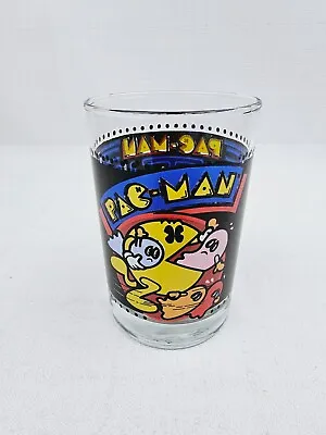 VTG Pac-man Drinking Glass Bally Video Game Cup Mug Arbys Ghost Inky Clyde Pinky • $12.95
