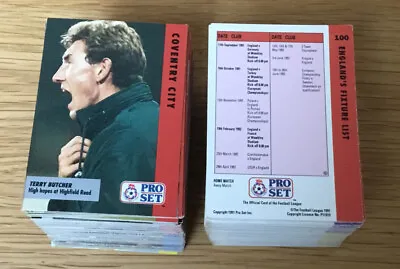 £1.19 • Buy Pro-Set - Fixture Cards (1991-92) - Finish Your Collection