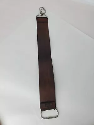 Carborundum Razor Strap Strop Leather Honing Finishing Tool Vintage GenuineShell • $34.99