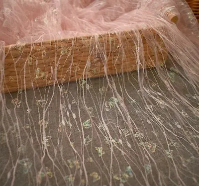 150cm Soft Tulle Mosquito Net Pink Gauze Material  Dress Clothing Fabric Curtain • $10.63