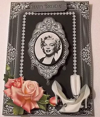 Handmade Greeting Card 3D All Occasion With Marilyn Monroe • $8.99