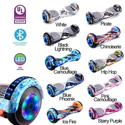 7  Hoverboard Scooter Bluetooth Self Balancing Electric Hover Board Skateboard • $159.99