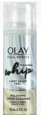 1 Count Olay Total Effects 5 Oz Whip Light As Air Feel Polishing Creme Cleanser • $9.89