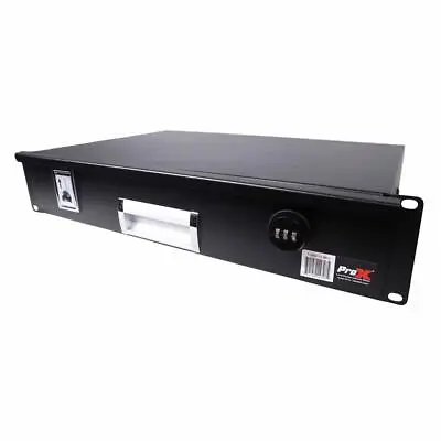 ProX T-2RD-12-MK3 2U Black Pro Audio Metal Rack Drawer 12  Depth Idjnow • $79.99