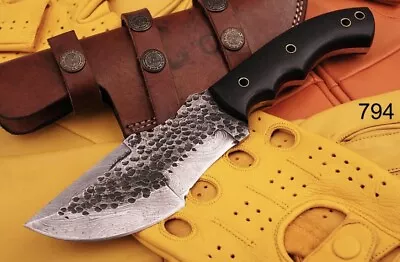 $41.65 • Buy Handmade Damascus Steel V42 Military Hunting Tracker Fixed Blade Survival Knife