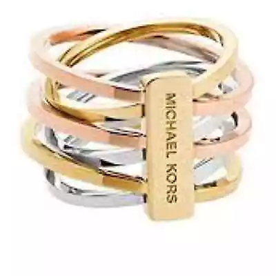 Michael Kors Brilliance Ring MKJ4421. Size 8. NWT Never Worn • $35