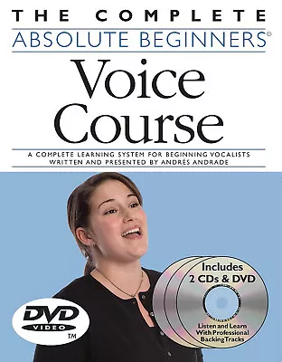 Complete Absolute Beginner Voice Course Singing Video Lessons Book 2 CD DVD • $29.99