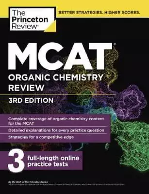 MCAT Organic Chemistry Review 3rd Edition (Graduate School Test Prepa - GOOD • $3.78