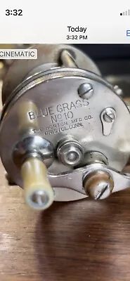 Rare Meek-Horton Blue Grass No.10 Fishing Reel • $275