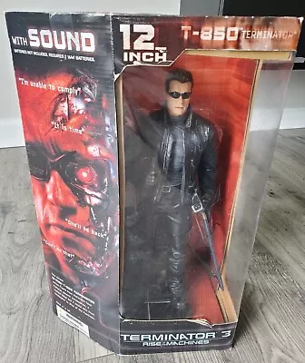 NEW - 2003 Terminator 3 Electronic McFarlane 12  T-850 Figure Schwarzenegger • $75