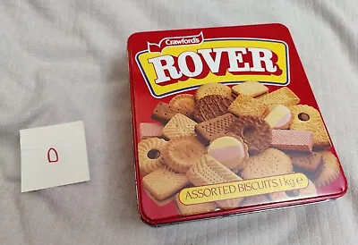 £13.99 • Buy Vintage Biscuit Tin Box: Crawfords Rover Assorted 1KG Empty Tin - VGC - #D
