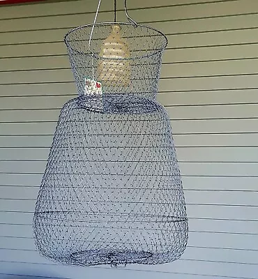 Vintage NEW WITH TAG Kmart Collapsible Mesh Anodized Wire Fish Basket  • $28.88