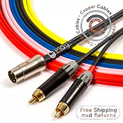 NAIM QUAD B&O Aux Input Cable. 5 Pin Din To Dual Phono RCA Cinche. PLAY • £21.77