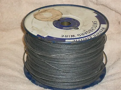 Per Foot WESTERN ELECTRIC  20g Clothsilk ENAMEL.....BLACK .....TINNED • $1.09