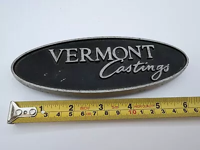 Vintage Vermont Castings Wood Cook Stove Emblem Nameplate Logo Rare • $34.99