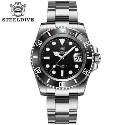 Steeldive SD1953: 41mm Ceramic Bezel Automatic Dive Watch 30ATM Water Resistant • $76.16