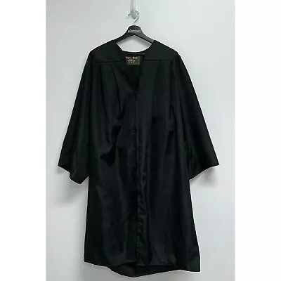 Oak Hall Graduation Gown Black Bachelor HS College Unisex Fits 5'3  - 5'5  • $24.99