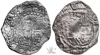 1620 Atocha Full Date Shipwreck 1620 Mel Fisher Coa Pirate Silver Coins Pcgs Bol • $6950