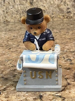 £14.50 • Buy Hamilton Collection Teddies In The Navy Charting The Course #1480 U.S.