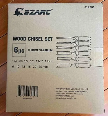 Nomi Chisel Set Japanese Ezarc Tool Carpenter Box Walnut Black Wood Woodworking  • £71.26