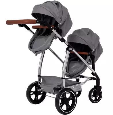 Mamas & Papas Twin Elite Dolls Pram Kids Pushchair Stroller Doll #5580 • £80