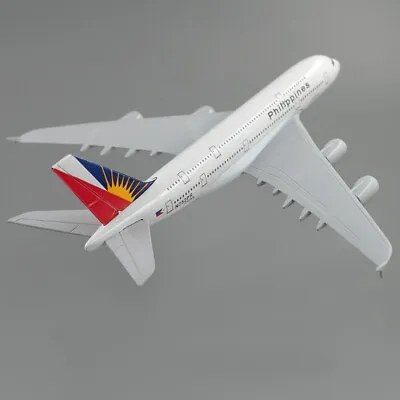 1:400 16cm A380 Philippine Airlines Airplane Model Alloy Diecast Plane Ornaments • $12.97