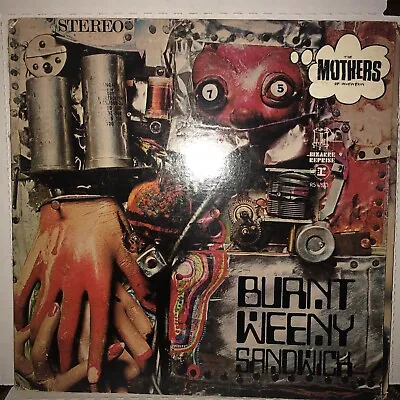 The Mothers Of Invention ‎– 'Burnt Weeny Sandwich' LP 1971 Frank Zappa PROMO • $59.99