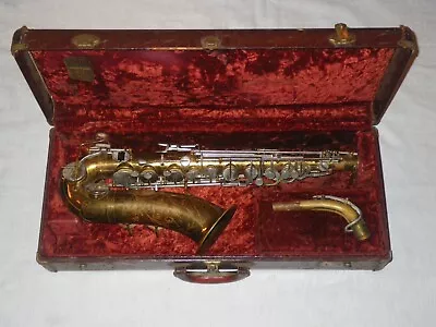 Vintage Martin Indiana Alto Saxophone - Adjustable Hook - For Parts Restoration • $199.99