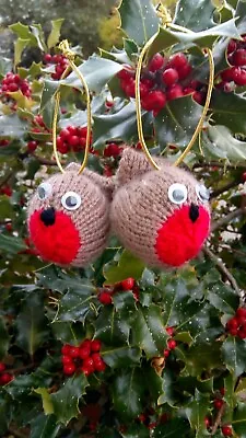 £1.50 • Buy New Hand Knitted Christmas Robins £1.50 Each