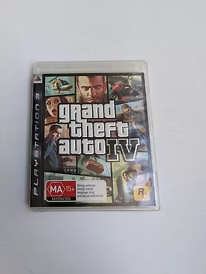 Grand Theft Auto IV GTA IV - Playstation 3 - Manual NO MAP - PAL - Platinum Disc • $9.99