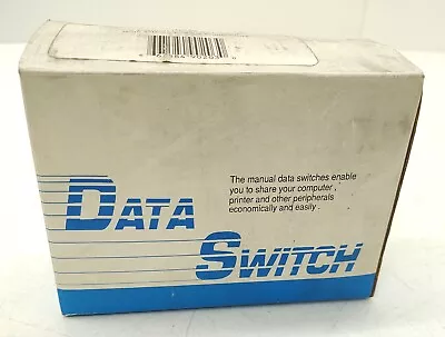 🔥 Manual Data Transfer Switch Box DB25 Parallel Port Switch Box 2-Port A/B - AB • $35