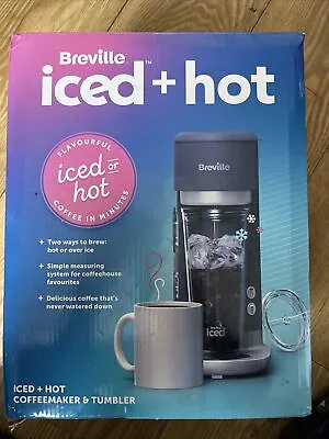 £21.50 • Buy Breville Iced + Hot Coffee Maker Plus Coffee Cup With Straw