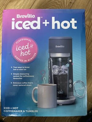 £21.50 • Buy Breville Iced + Hot Coffee Maker Plus Coffee Cup With Straw