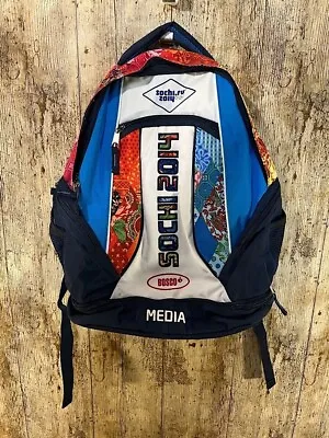Sochi 2014 Winter Olympics Backpack Rucksack MEDIA Travel UK • £16.95