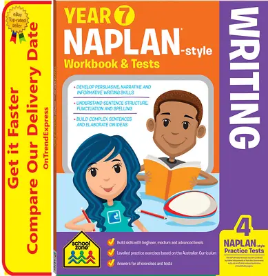 Year 7 NAPLAN-Style WRITING Workbook & Tests By Hinkler NEW • $16.95