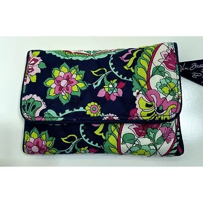 Vera Bradley Trifold Peacock Floral Print Wallet • $15