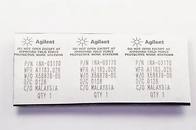 INA-03170 Agilent Silicon Bipolar MMIC Amplifier Low Noise 2.8GHz 5.3V • $37.35