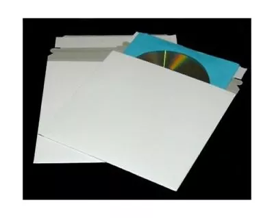 50 Generic CD/DVD White Cardboard Mailers Self Seal (6 X 6) Envelope • $14.49