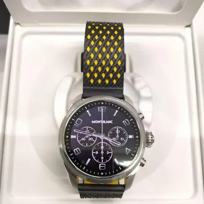 Smart Watch Montblanc Summit 2 42mm Stainless Steel Case Yellow Rubber Strap  • $587.85