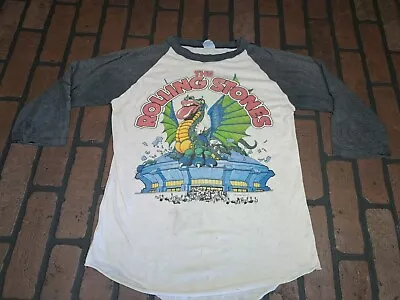 Vintage 1981 Rolling Stones Sold Out Tour Shirt The Knits Raindrop Prod. Medium • $199