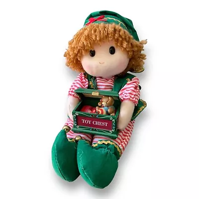 Vintage Musical Elf Doll Christmas Cuddle Kidz Animated Berkeley  • $18