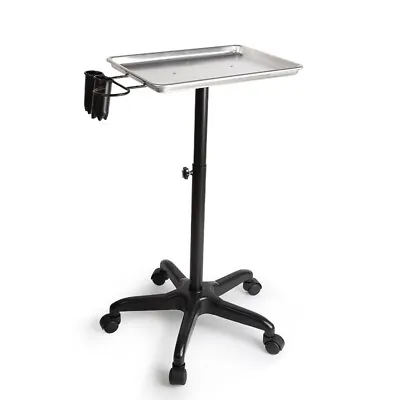 Mobile Rolling Mayo Stand Trolley Medical Instrument W/ Removable Tray & Base • $43.70