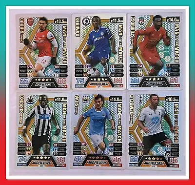 £2 • Buy 13/14 Topps Match Attax Premier League Trading Cards  -  Man Of The Match