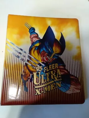 Used 1995 Fleer Ultra X Men Card Binder 4 Sleeves 1996 Loose NBA Cards. • $115