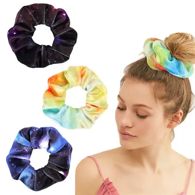 Women Girls Scrunchies Hair Ties Bands Strong Elastic Bobbles UK • £1.59