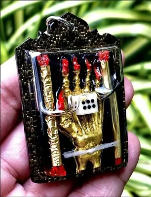 Amulet Talisman Hand Ghost Magic Voodoo Gambling Casino Lucky Money Charm LP  H5 • $38.41