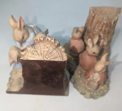 Peter Rabbit Bookends From The World Of Beatrix Potter Frederick Warne 1993 • $99.99